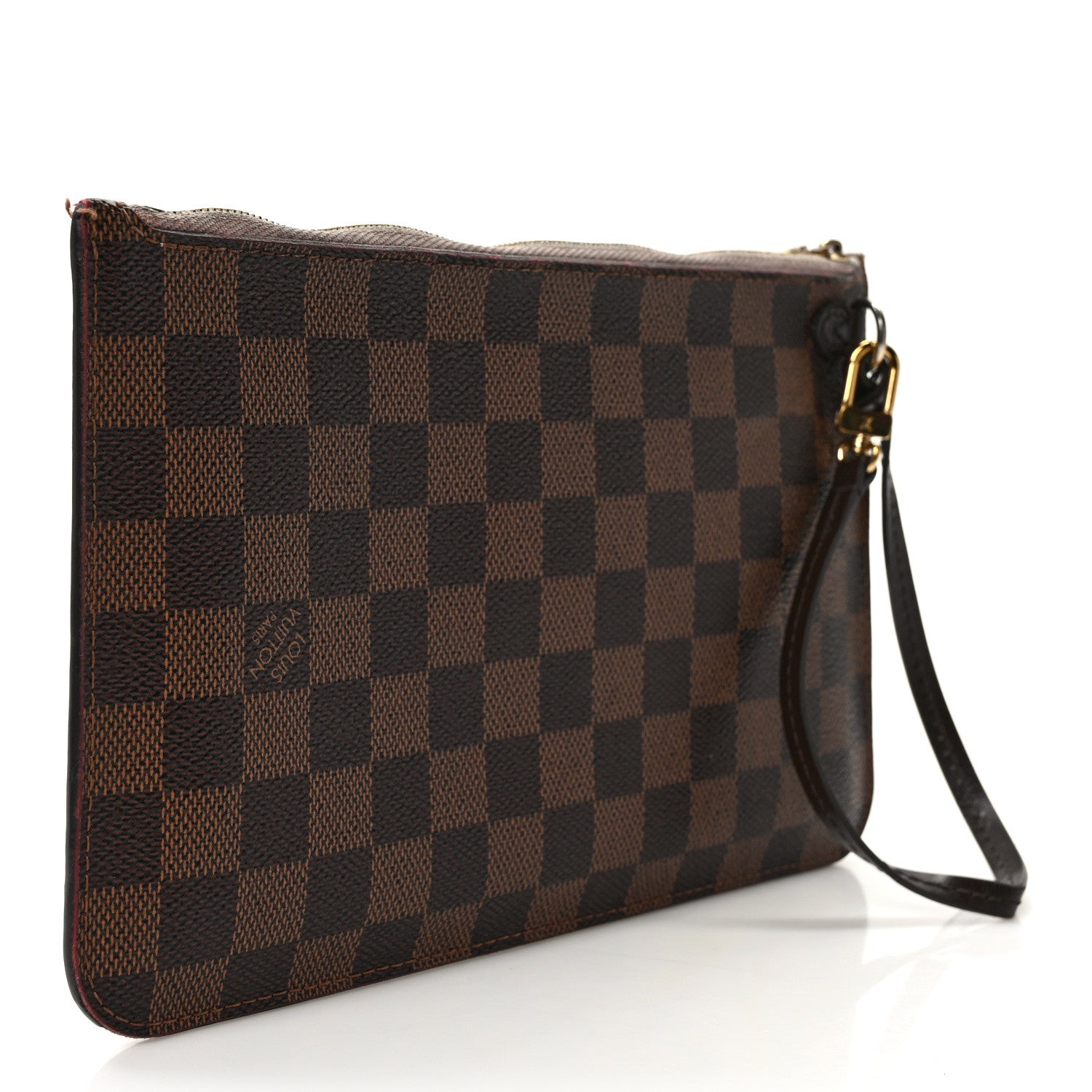 Louis Vuitton Damier Ebene Neverfull MM GM Pochette Rose Ballerine 2 of 9