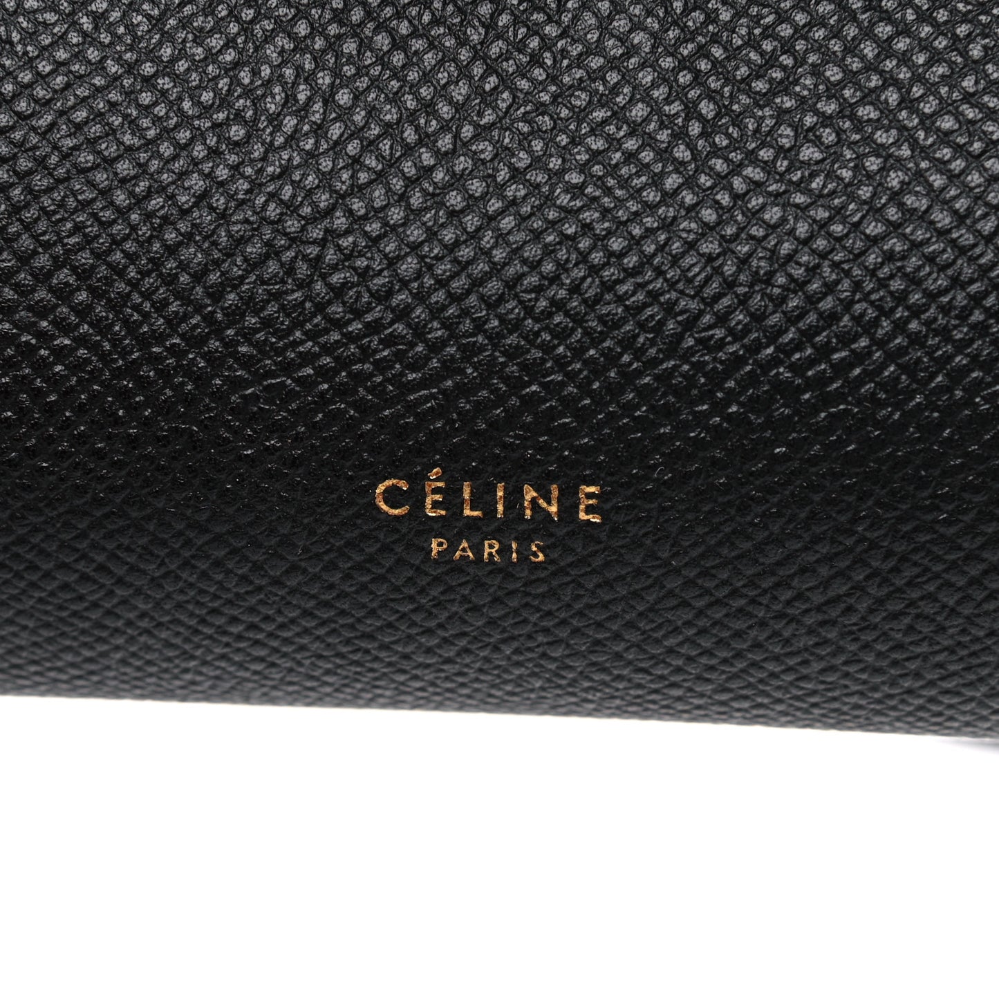 Grained Calfskin Mini Belt Bag Black
