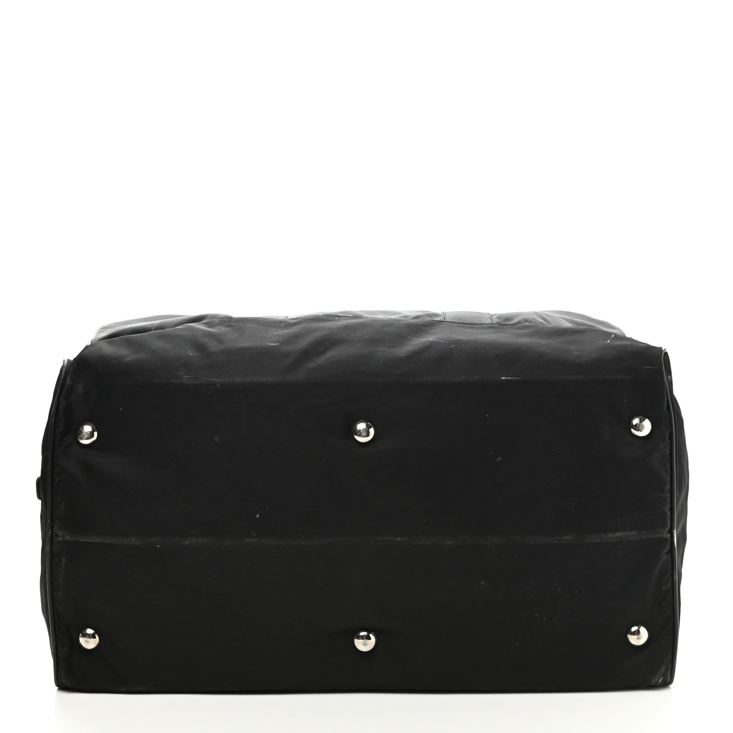 Tessuto Nylon Saffiano Viaggio Duffle Black