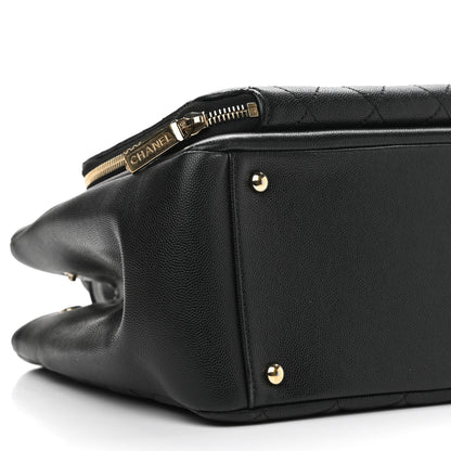Chanel Caviar Quilted Small Business Affinity Shopping Bag Black 8 of 13