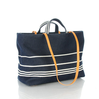 Chanel Denim Large Shopping Tote Black 3 of 7