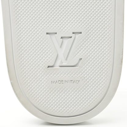 Louis Vuitton Rubber Monogram Watercolor Mens Waterfront Mules 10 6 of 8