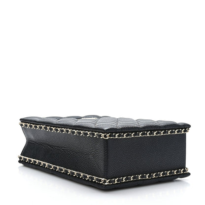 Chanel Caviar Quilted Evening Box Bag Black 4 of 8