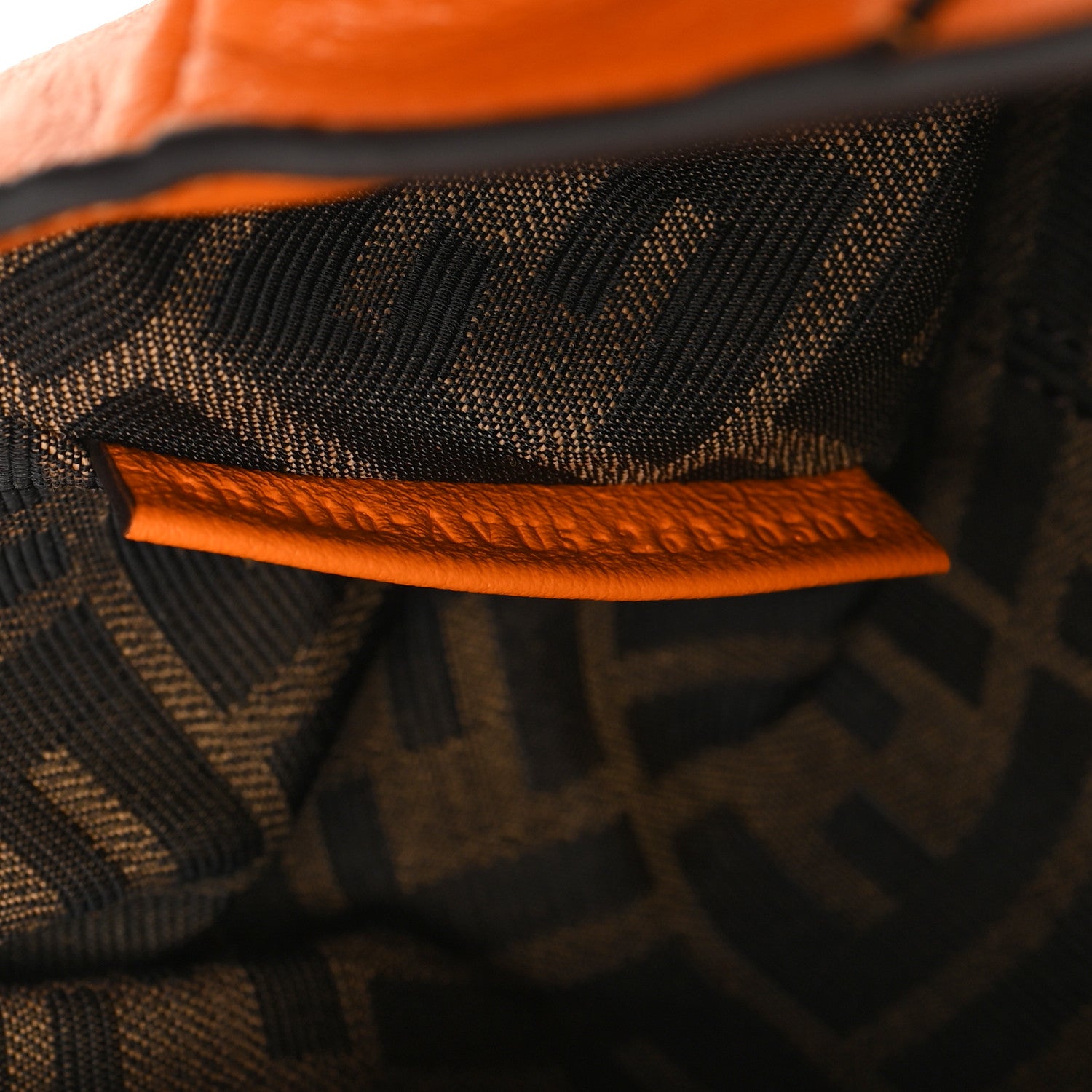 Fendi Calfskin Mini Spy Flame Orange 6 of 9