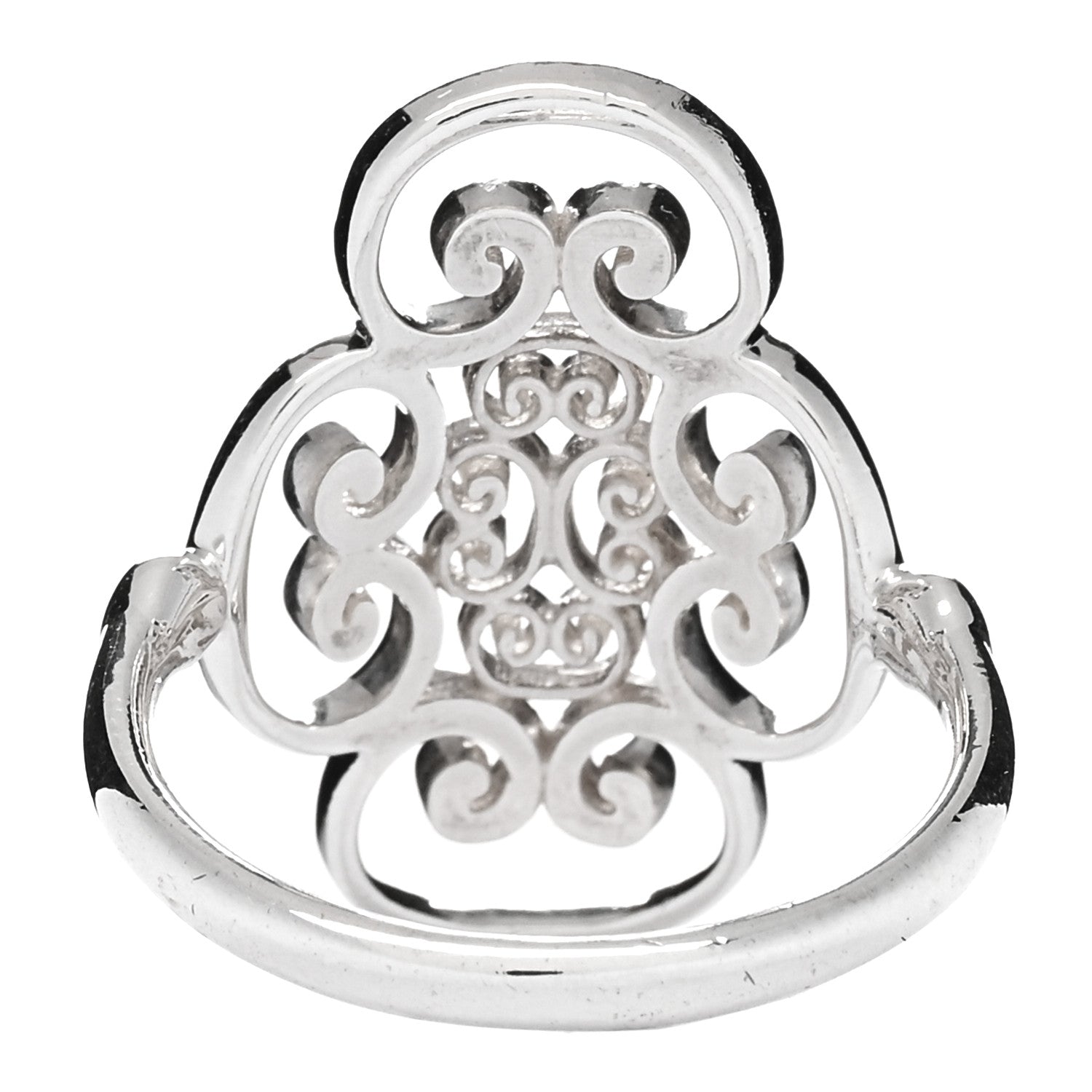 Tiffany Sterling Silver Paloma Picasso Venezia Goldoni Quadruplo Ring 54 6.75 2 of 3