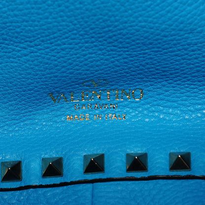 Valentino Garavani Grained Calfskin Medium Rockstud Reversible Tote Parrot Light Cuir 8 of 8