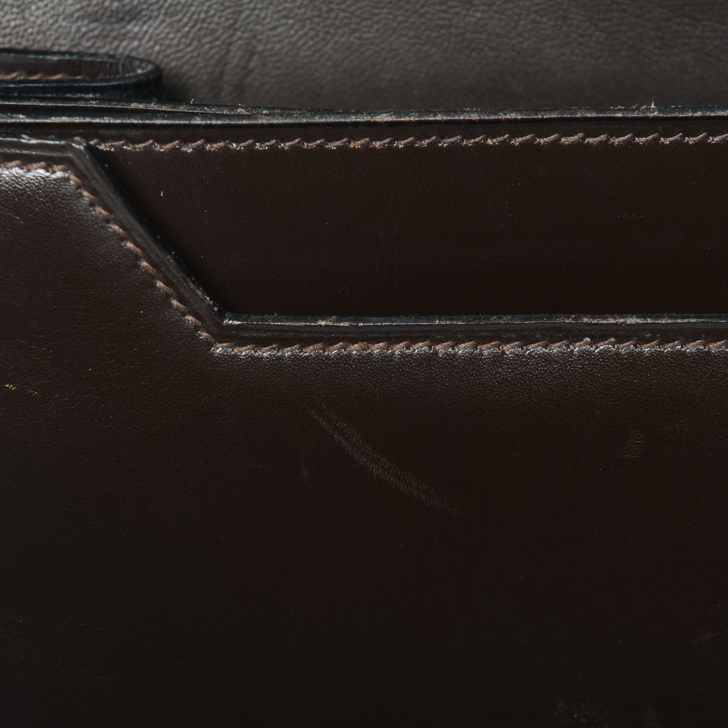 Hermes Box Sac Palonnier Chocolate 9 of 10