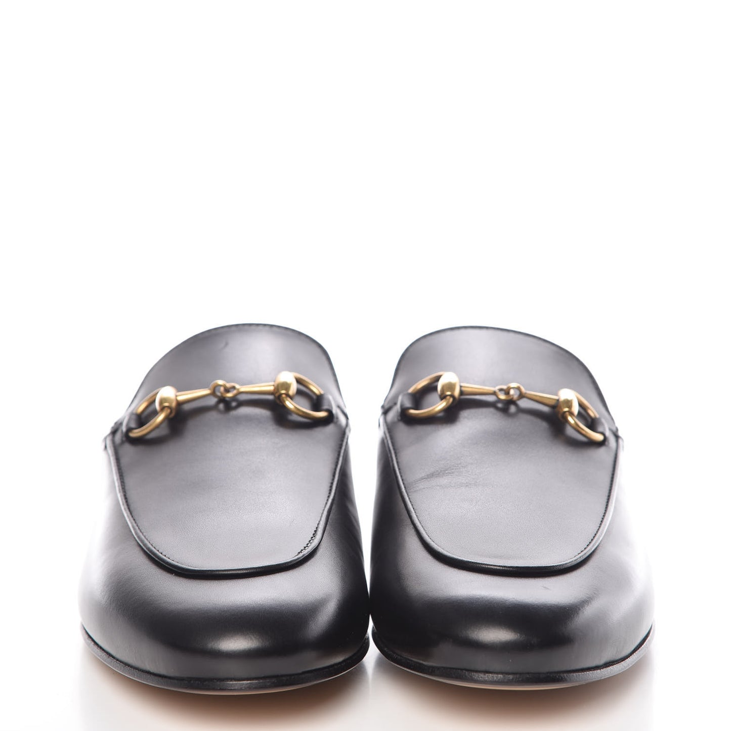 Calfskin Womens Princetown Slippers 37 Black