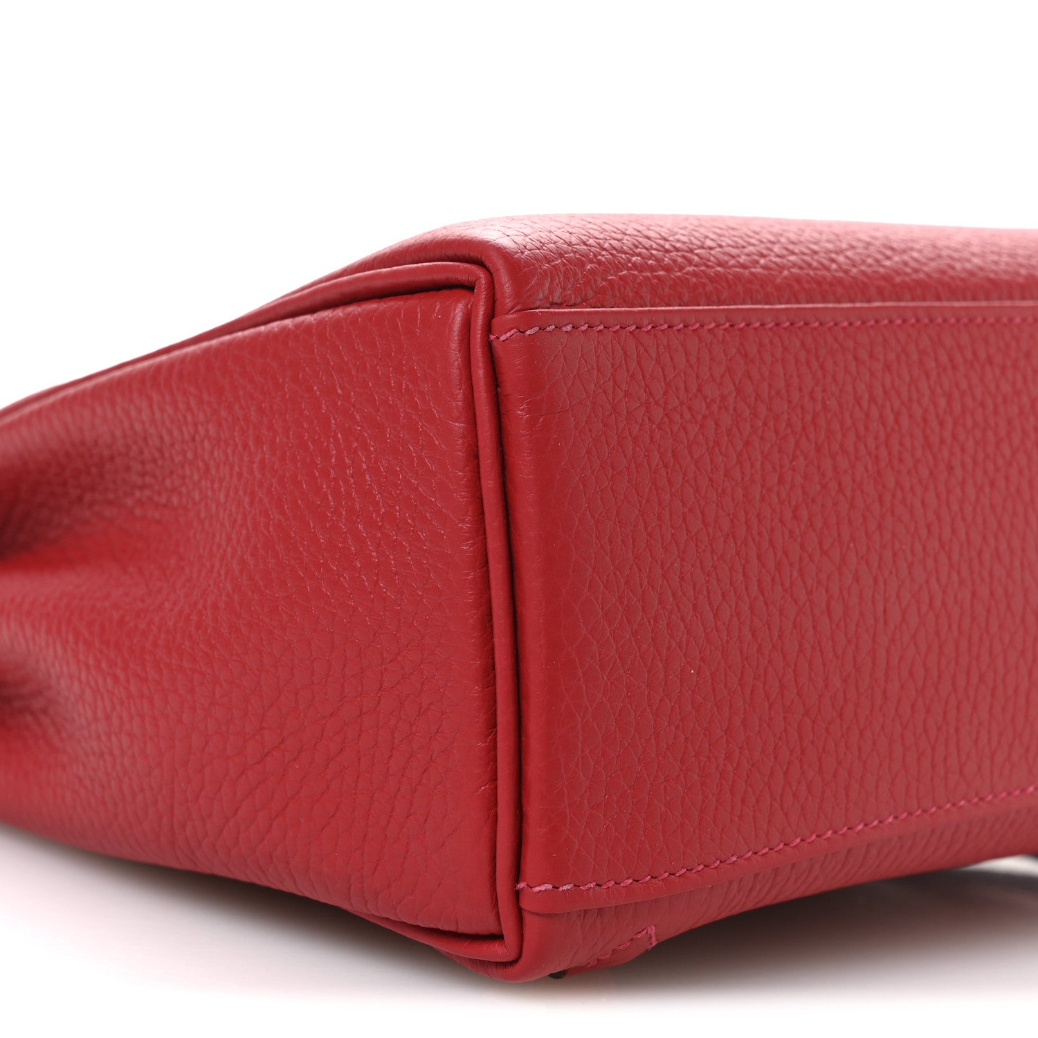 Hermes Taurillon Clemence Kelly Ado Backpack Rouge Casaque 9 of 11