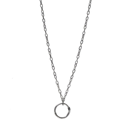 Gucci Sterling Silver Garden Ouroboros Snake Pendant Necklace 1 of 6