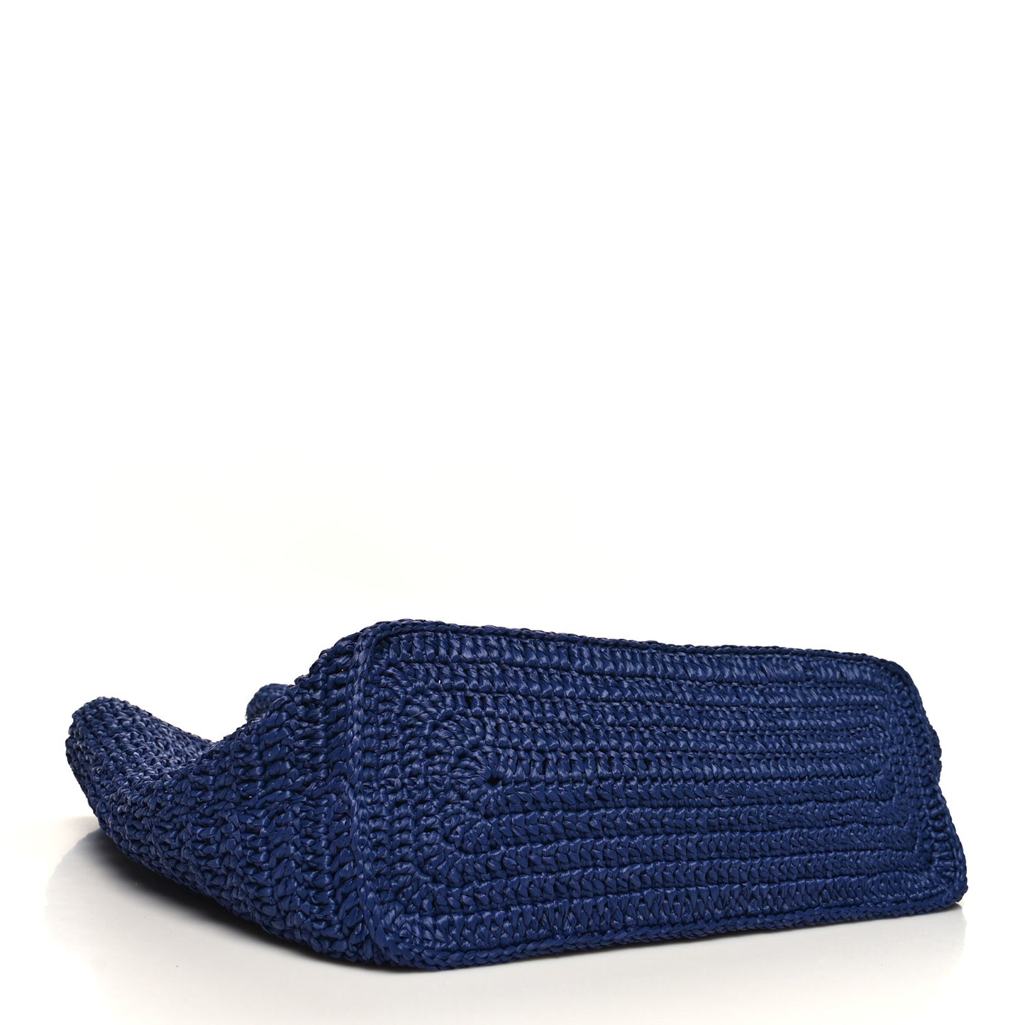 Raffia Rive Gauche Tote Blue