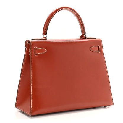 Hermes Box Kelly Sellier 28 Brique 2 of 13