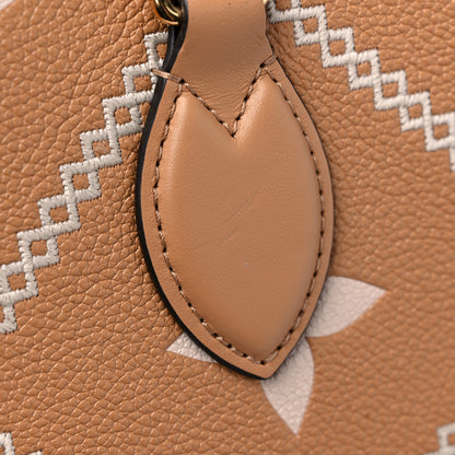Louis Vuitton Empreinte Monogram Giant Broderies Onthego MM Arizona 9 of 9