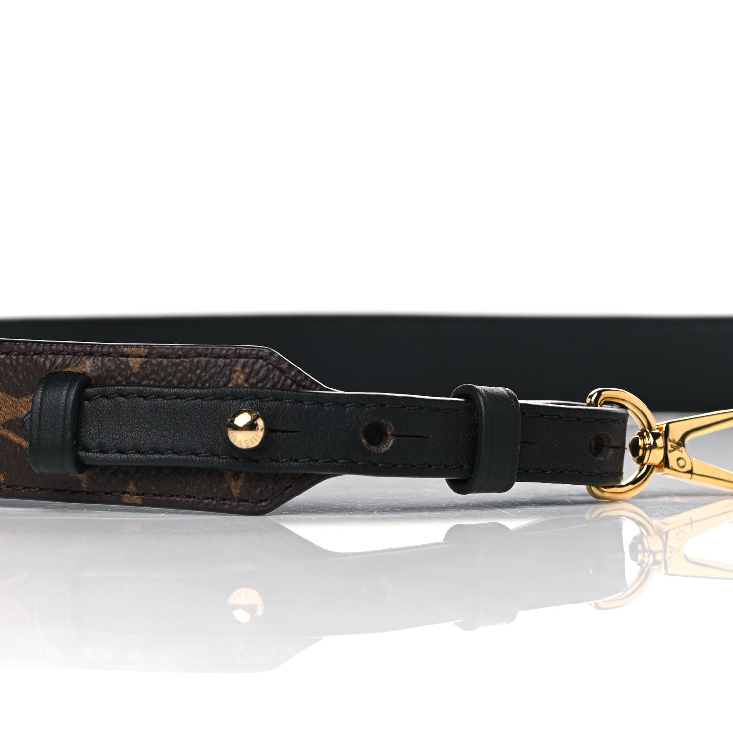 Louis Vuitton Monogram Bandouliere Shoulder Strap XL Black 6 of 7