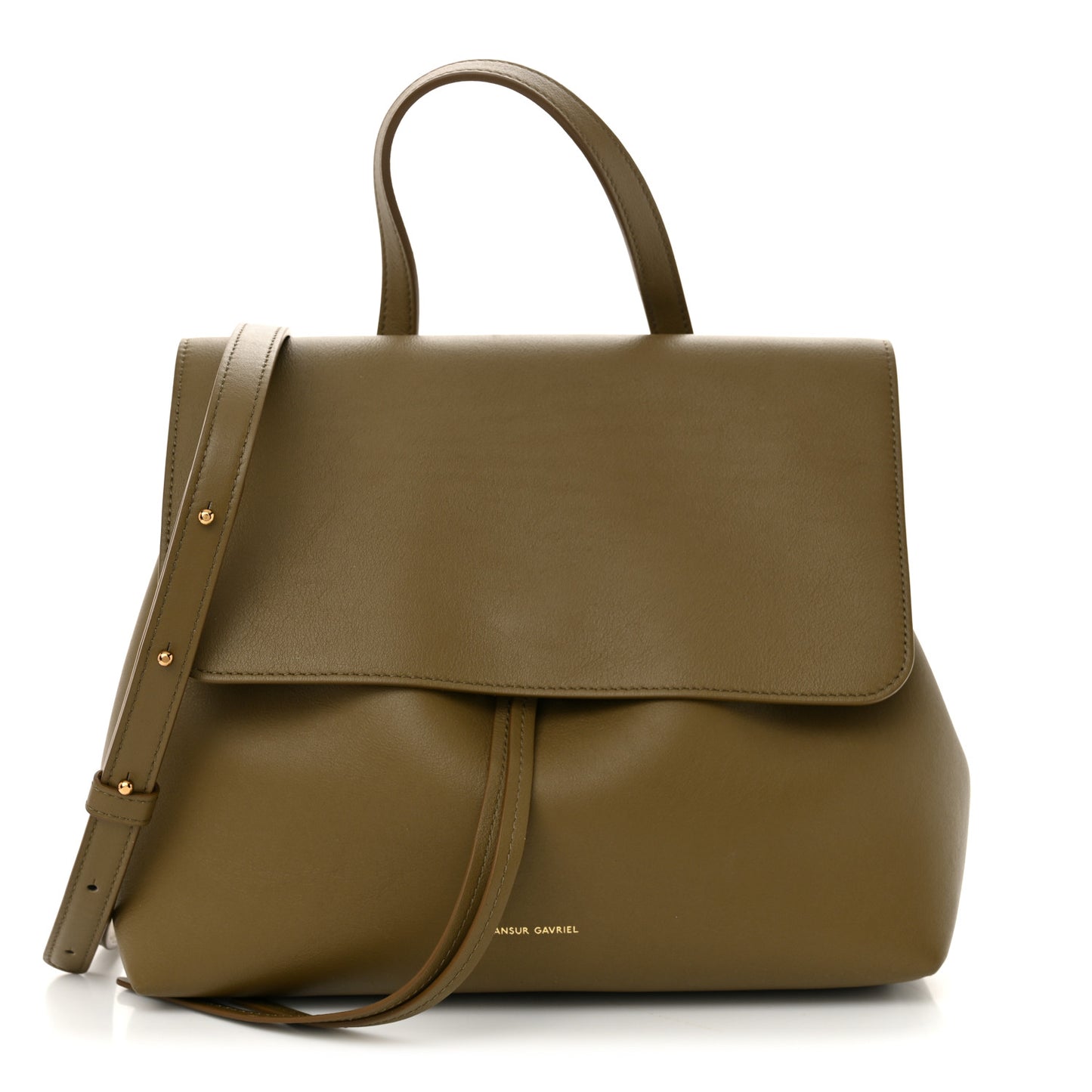 Calfskin Soft Lady Bag Bamboo
