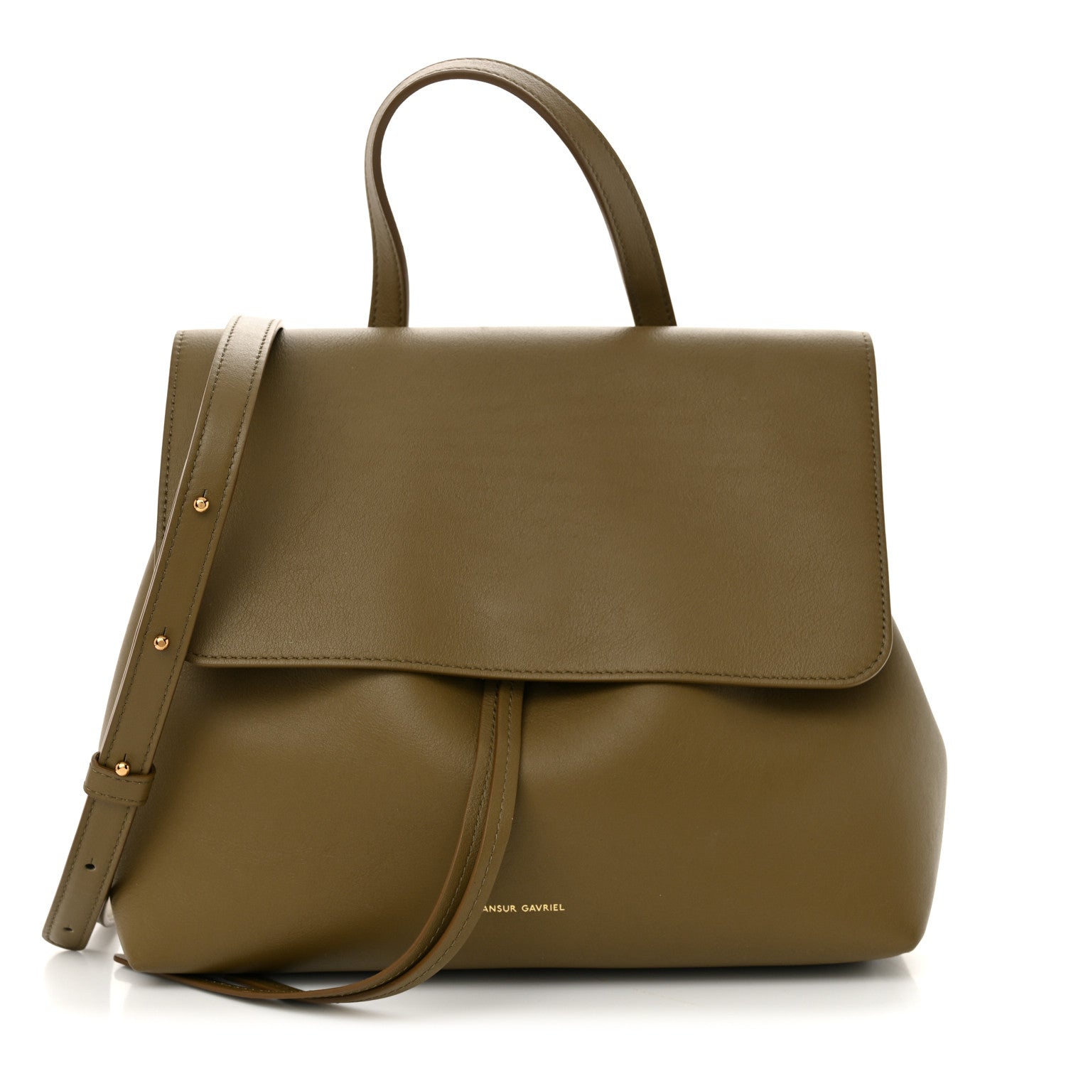 Mansur Gavriel Calfskin Soft Lady Bag Bamboo 1 of 9