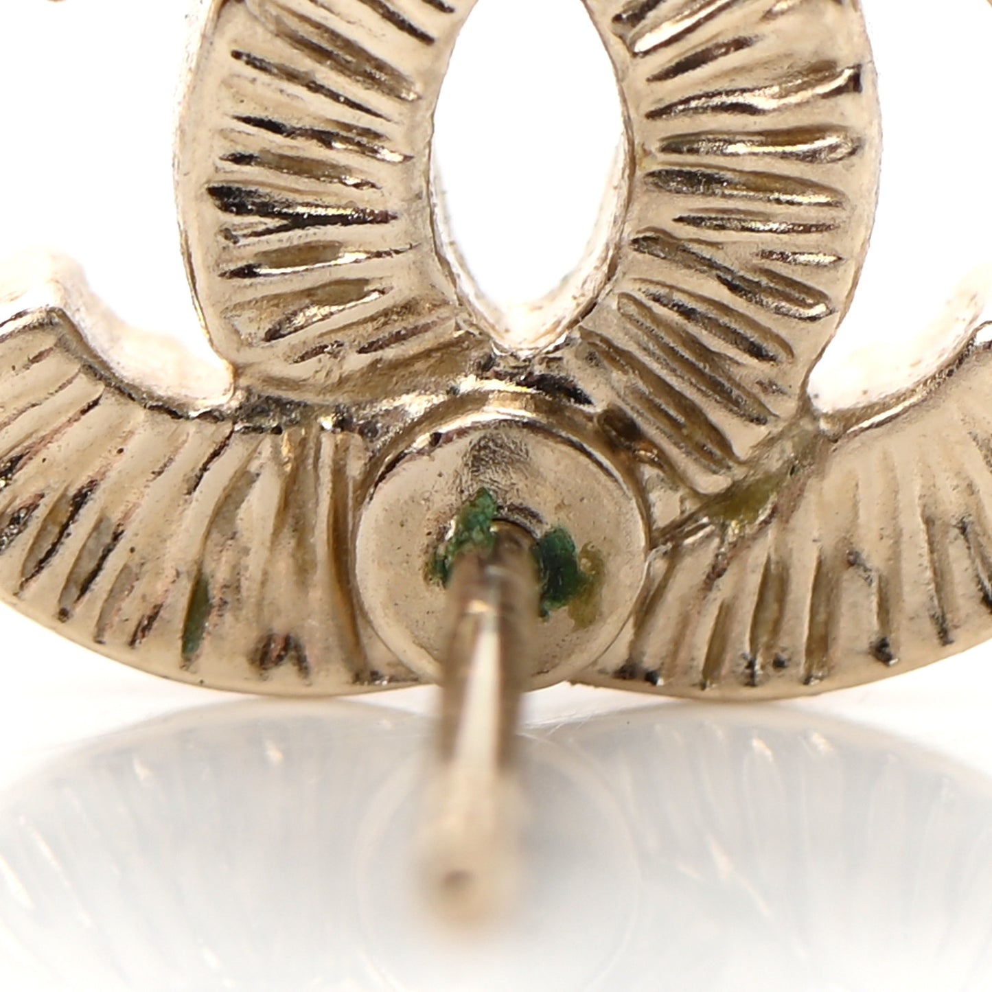 Crystal CC Earrings Gold
