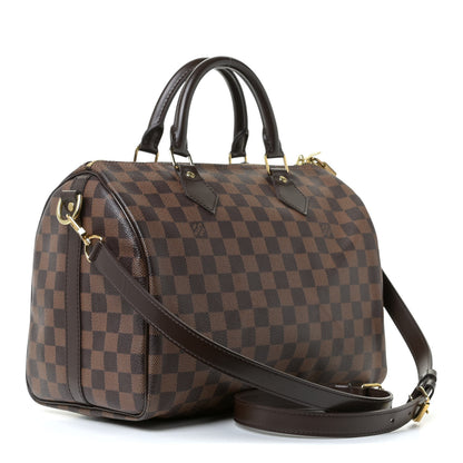 Louis Vuitton Damier Ebene Speedy Bandouliere 30 3 of 11
