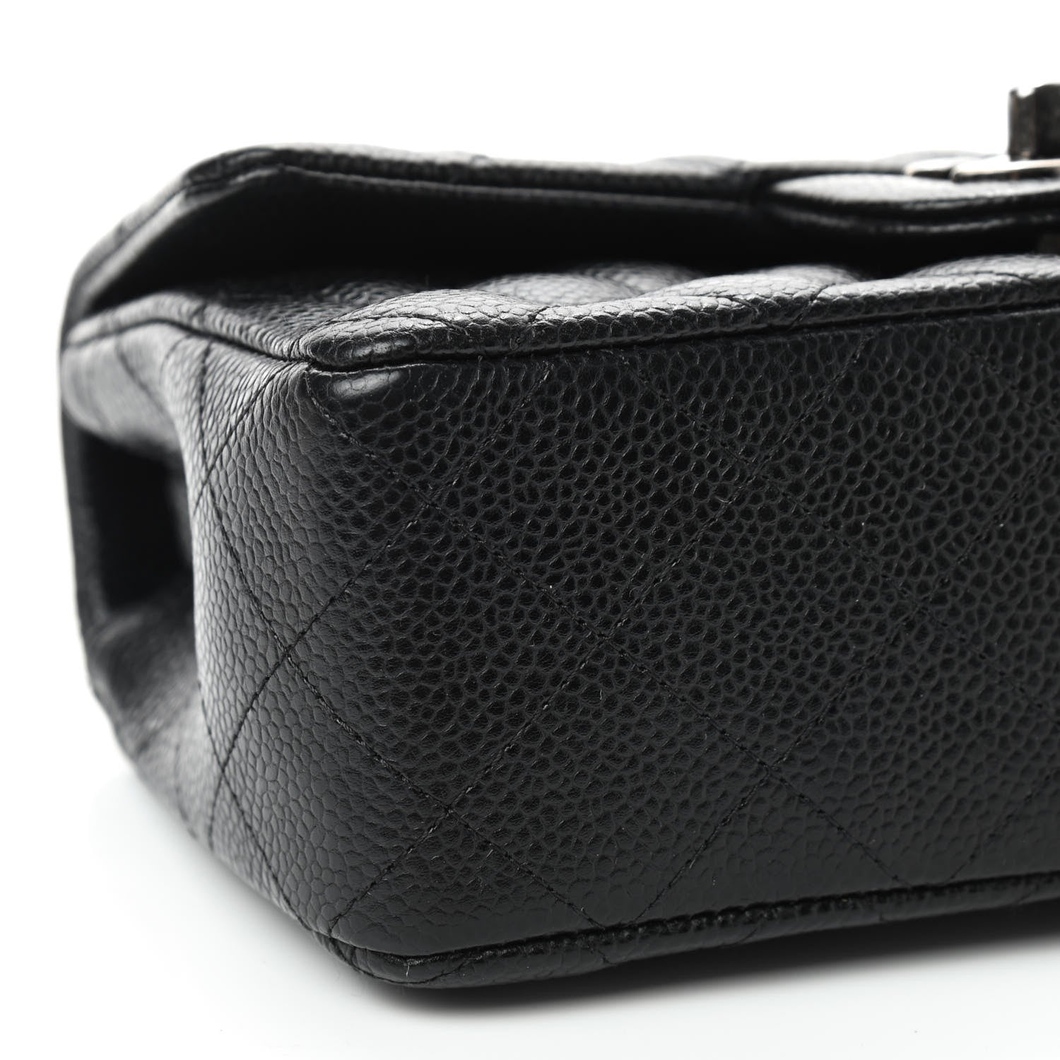 Chanel Caviar Quilted Mini Rectangular Flap Black 6 of 9