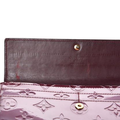 Louis Vuitton Vernis Sarah Wallet Rouge Fauviste 7 of 8