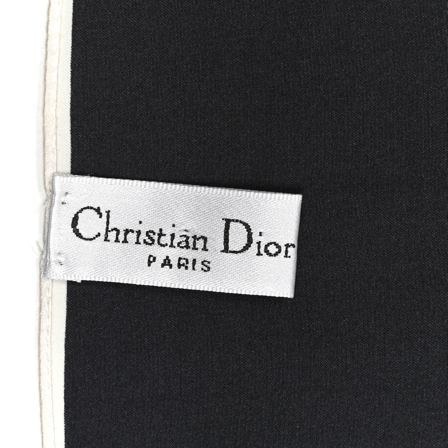 Silk Square Scarf Black
