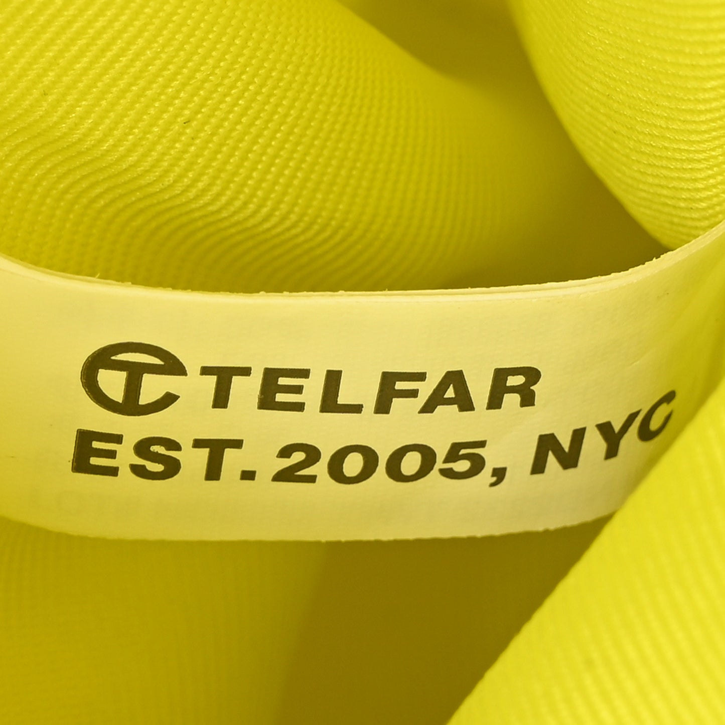 Vegan Leather Shmedium Shopping Bag Highlighter Yellow