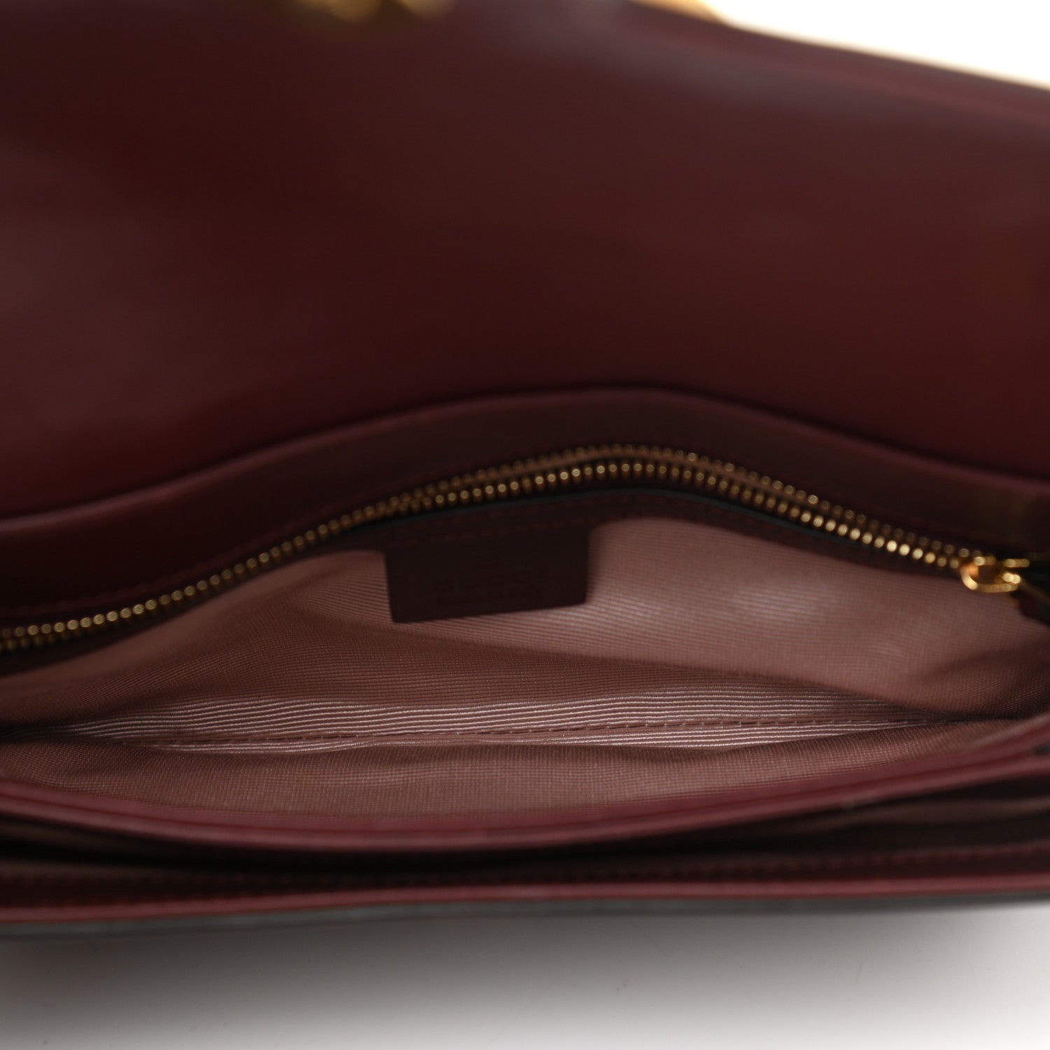 Gucci Vitello Palmellato Lux Small Arli Flap Shoulder Bag Vintage Bordeaux 5 of 12