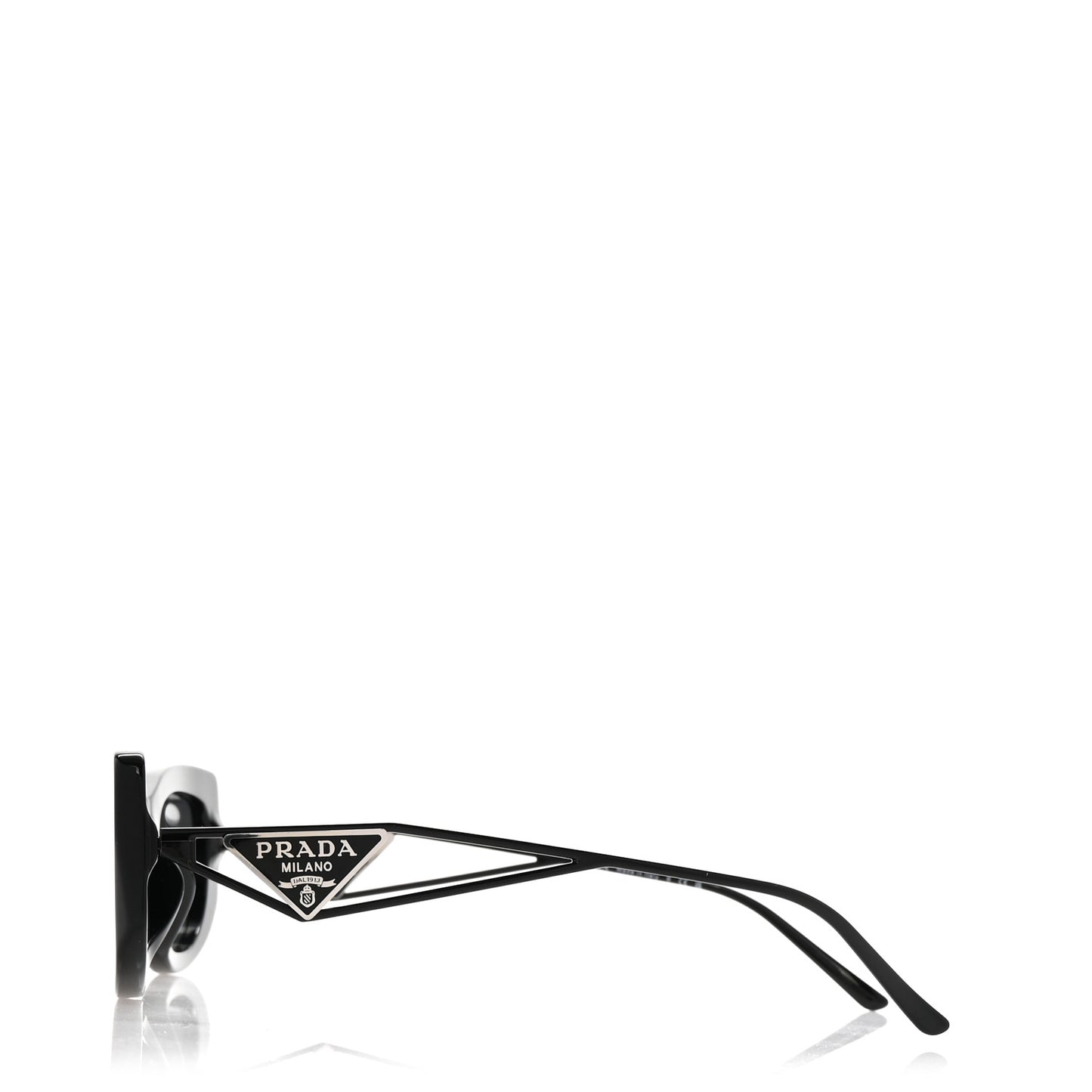 Acetate Sunglasses SPR 14Y Black Slate Gray