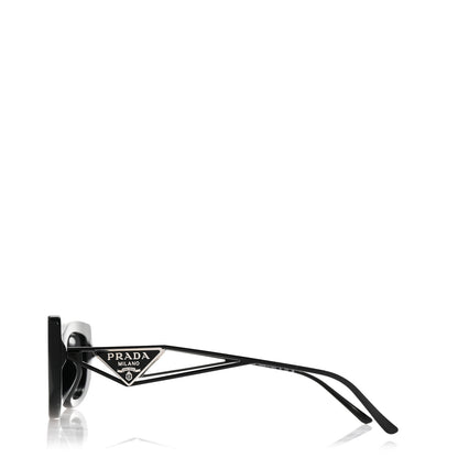 Prada Acetate Sunglasses SPR 14Y Black Slate Gray 3 of 9