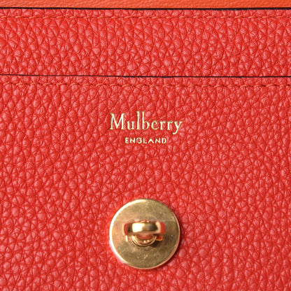 Mulberry Small Classic Grain Darley Wallet Fiery Red 6 of 8