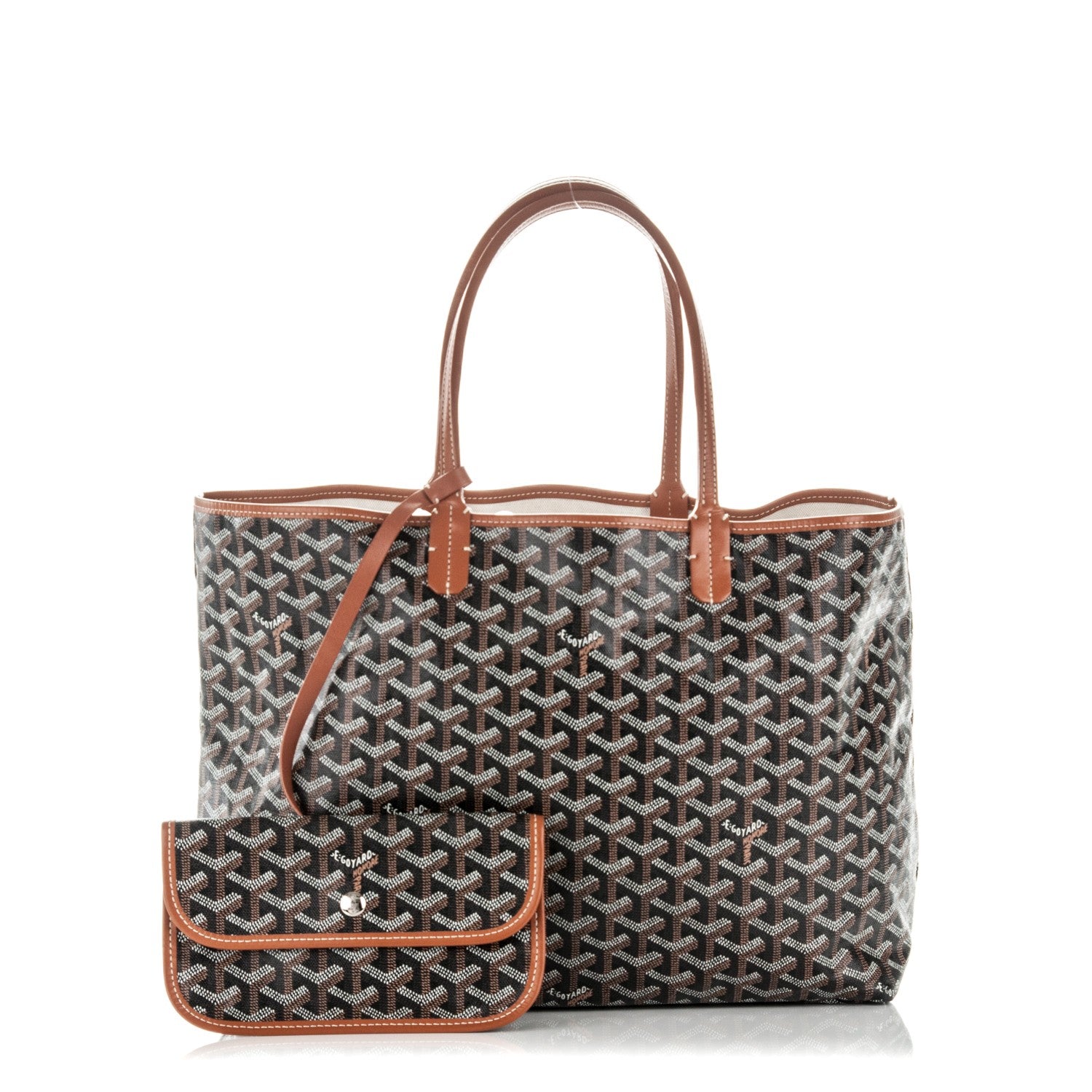 Goyard Goyardine Saint Louis PM Black Gold 1 of 9