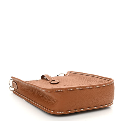 Hermes Taurillon Clemence Evelyne TPM Gold 3 of 9