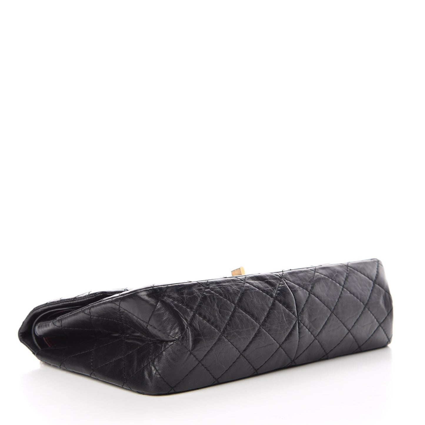 Aged Calfskin Quilted 2.55 Reissue 226 Flap Black