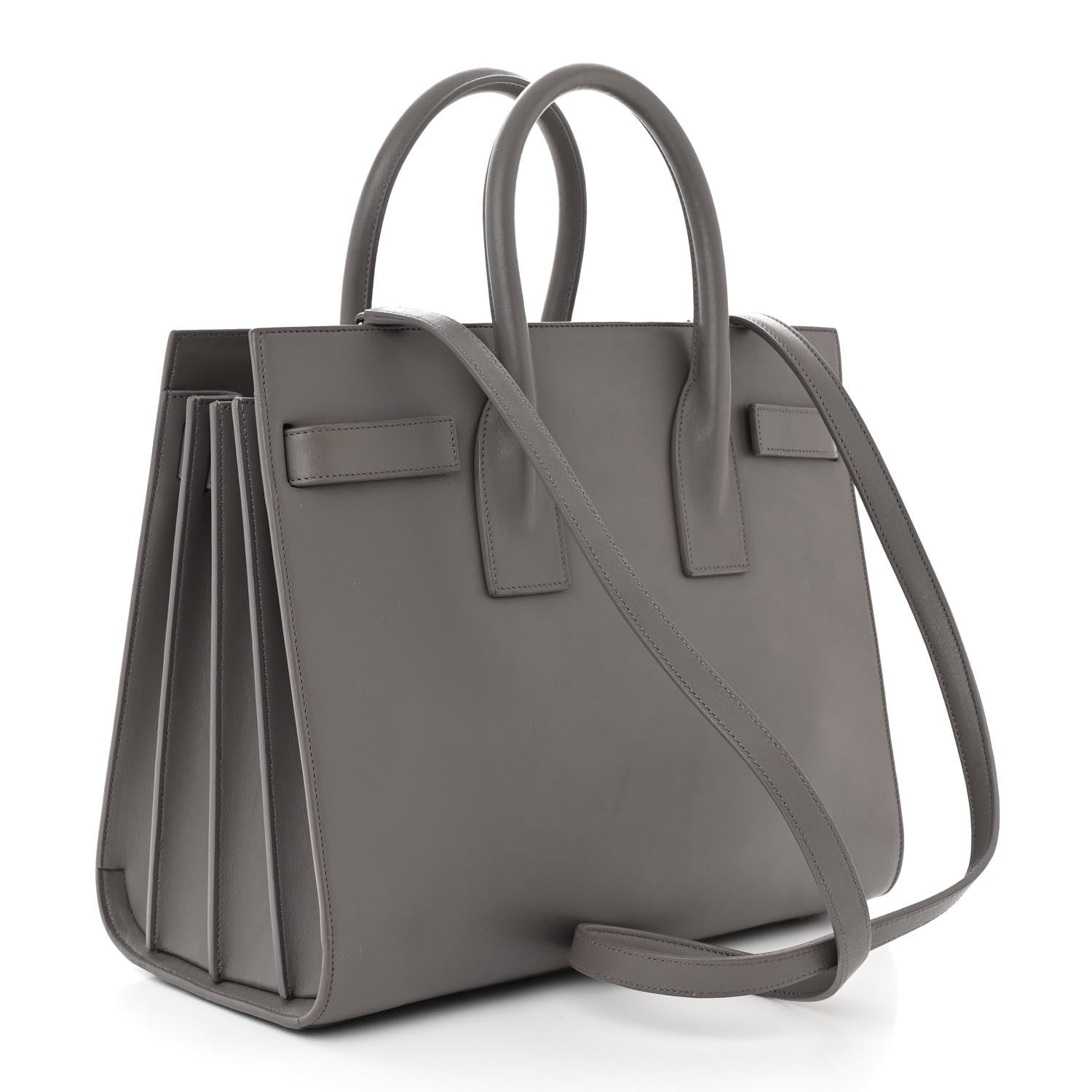 Saint Laurent Calfskin Small Sac De Jour Grey 3 of 10