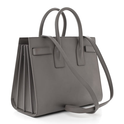 Saint Laurent Calfskin Small Sac De Jour Grey 3 of 10