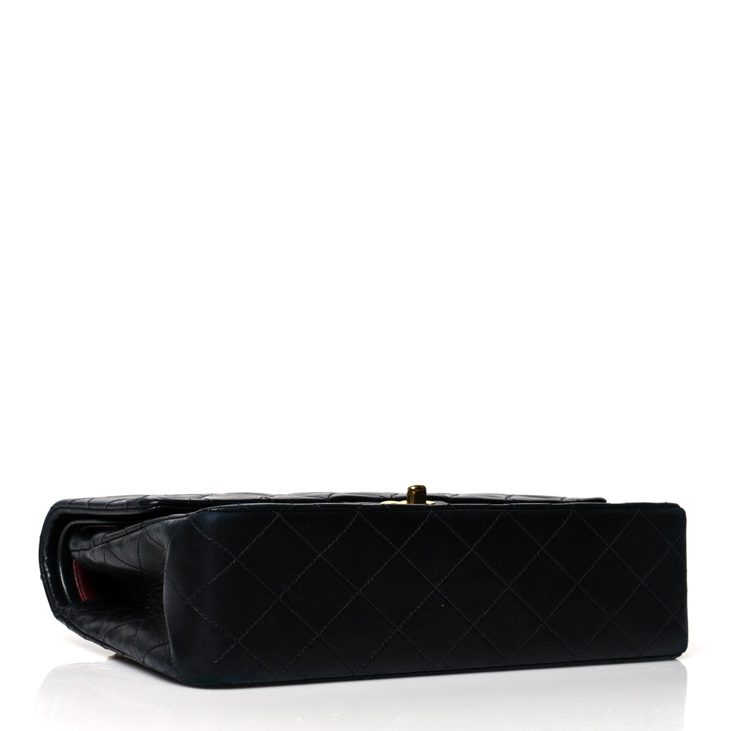 Chanel Lambskin Quilted Medium Double Flap Black 4 of 16