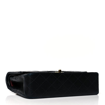 Chanel Lambskin Quilted Medium Double Flap Black 4 of 16