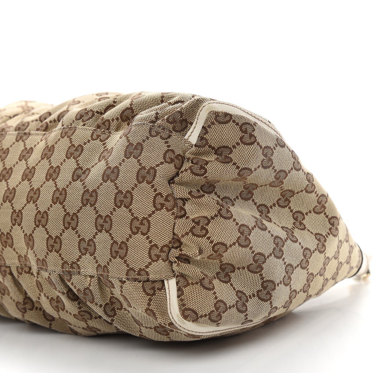 Gucci Monogram Large D Gold Hobo Off White 9 of 11