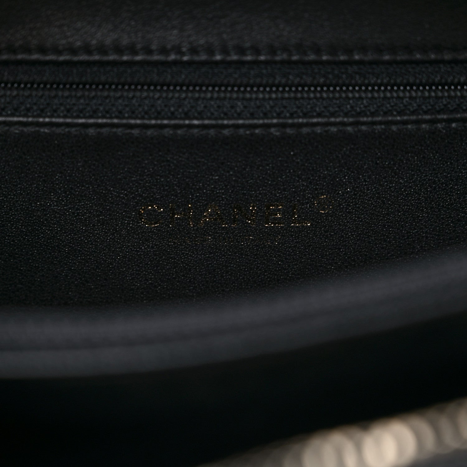 Chanel Caviar Quilted Medium CC Filigree Vanity Case Black 6 of 9