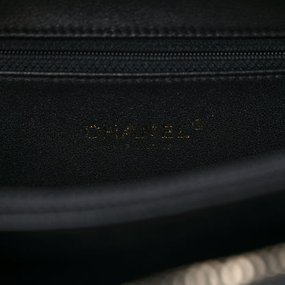 Chanel Caviar Quilted Medium CC Filigree Vanity Case Black 6 of 9