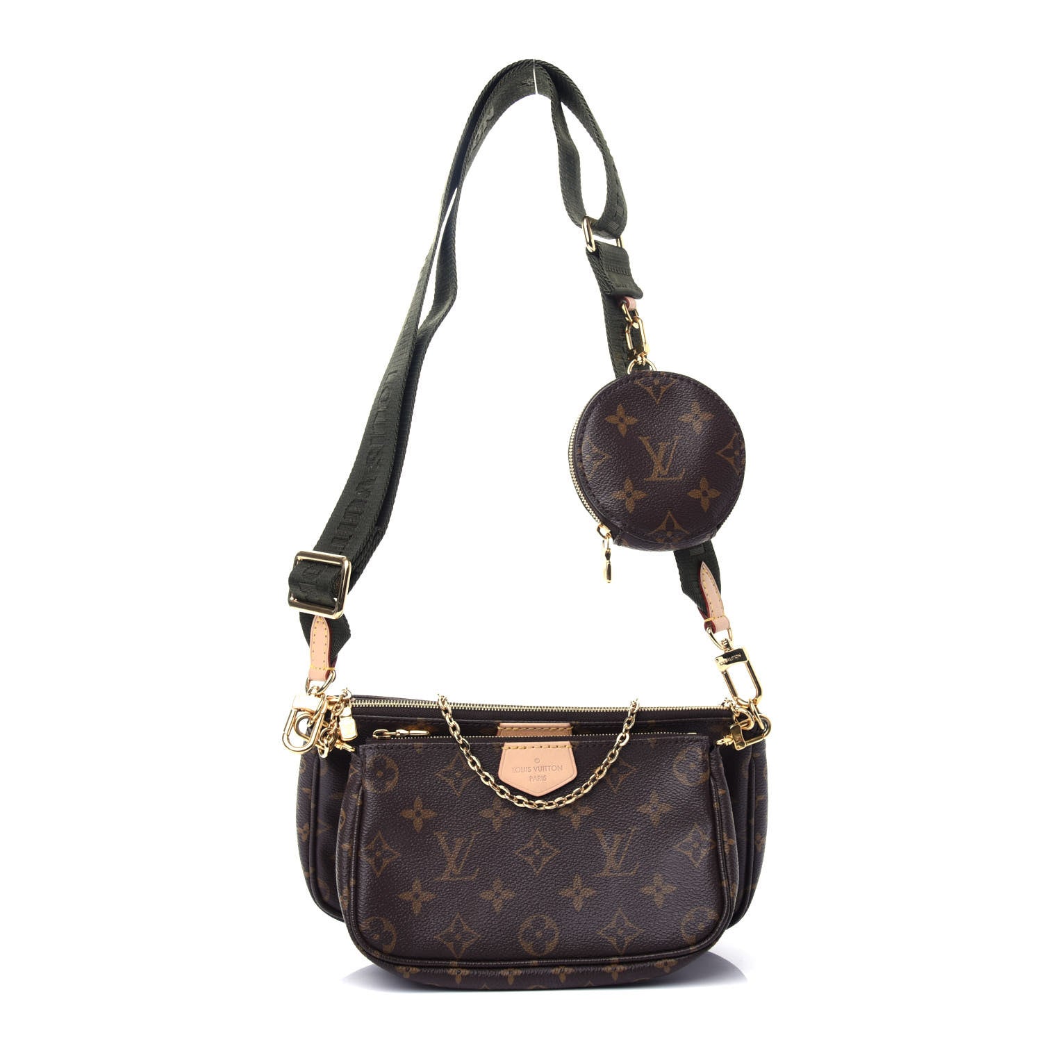 Louis Vuitton Monogram Multi Pochette Accessories Kaki 1 of 14