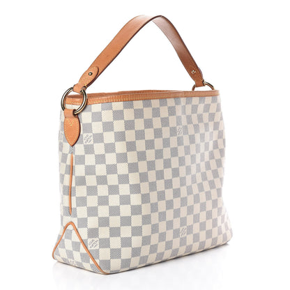 Louis Vuitton Damier Azur Delightful PM Rose Ballerine 3 of 15
