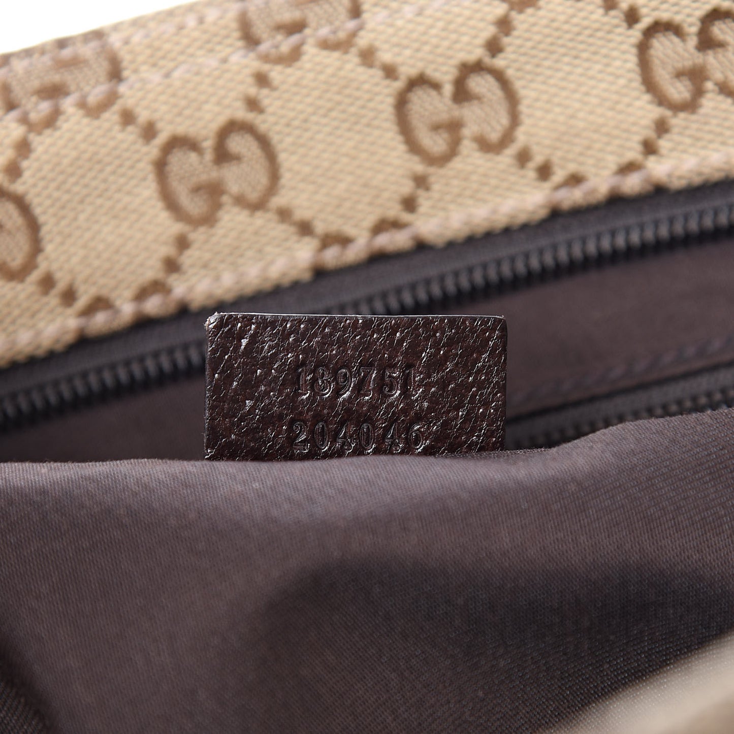 Monogram Web Medium Flat Messenger Bag Brown