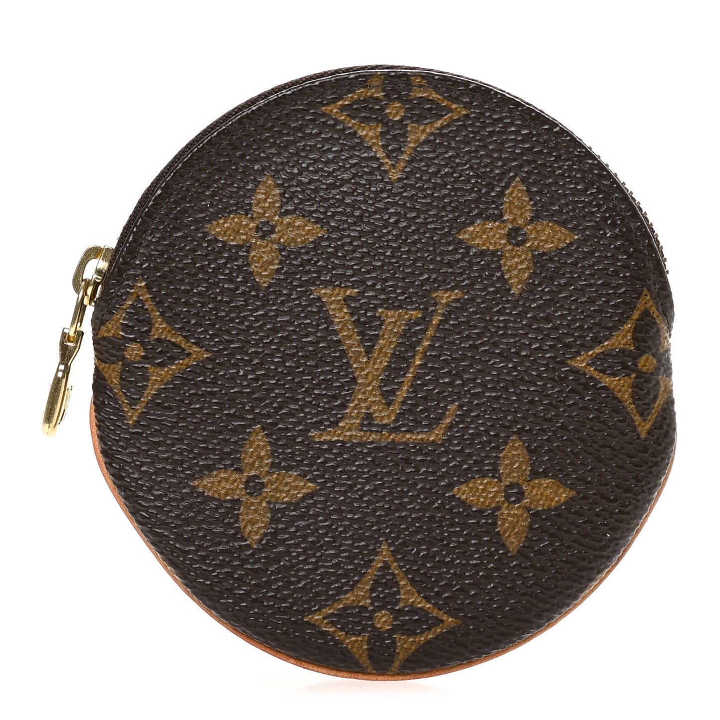 Monogram Round Coin Purse