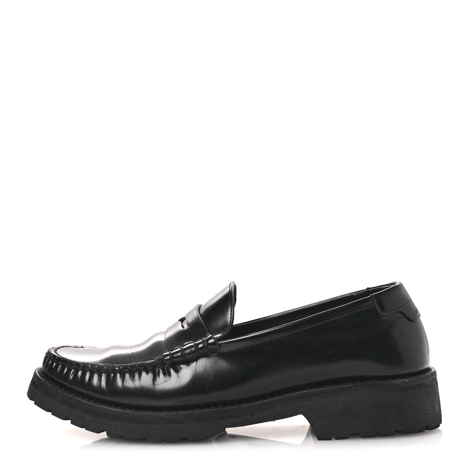 Saint Laurent Patent Tribute 75 Platform Sandals 39 Black 2 of 24