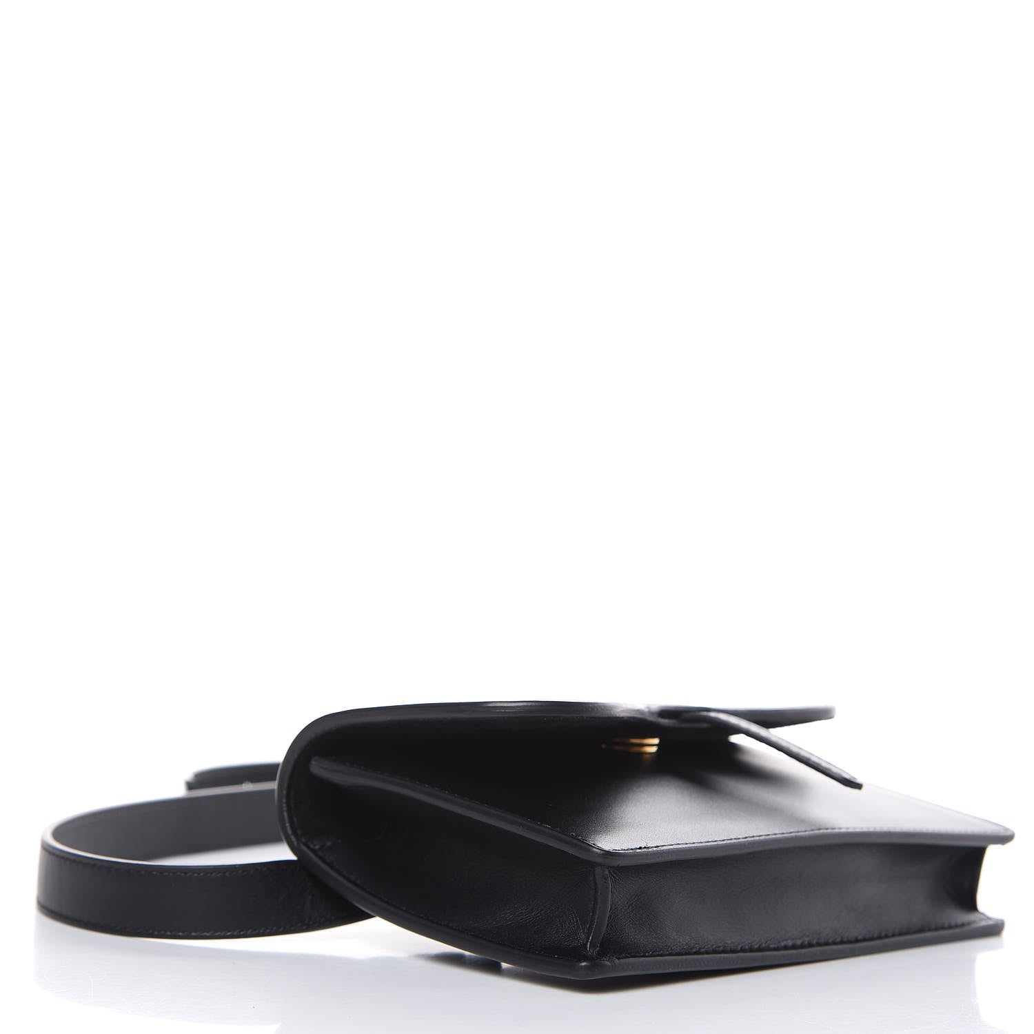 Christian Dior Calfskin Saddle Belt Bag Black 4 of 13