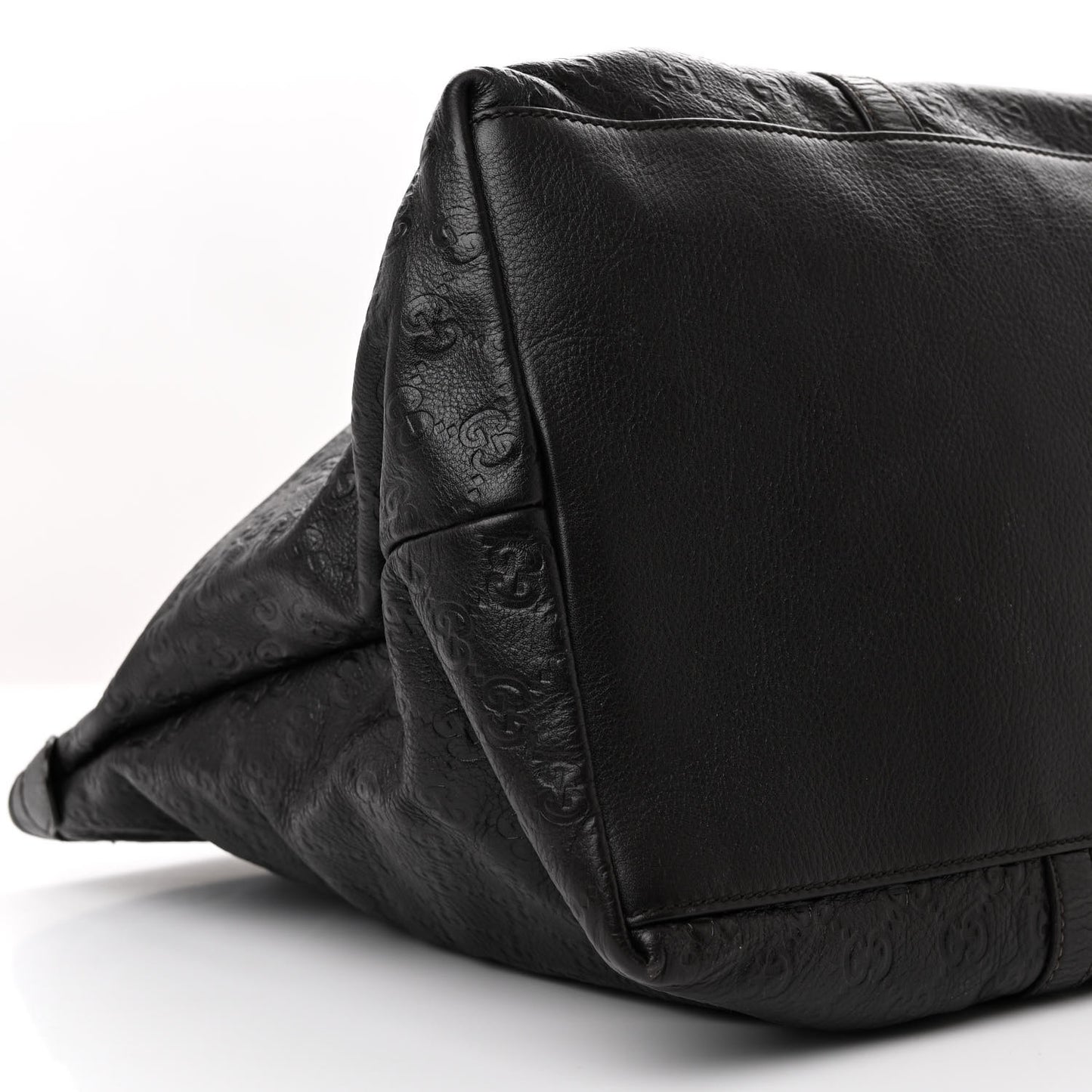 Guccissima Medium Joy Tote Bag Dark Brown