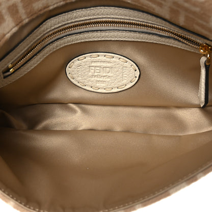Fendi Wool Cuoio Romano Selleria FF 1974 Baguette 1997 Beige Cammello Camelia 5 of 8