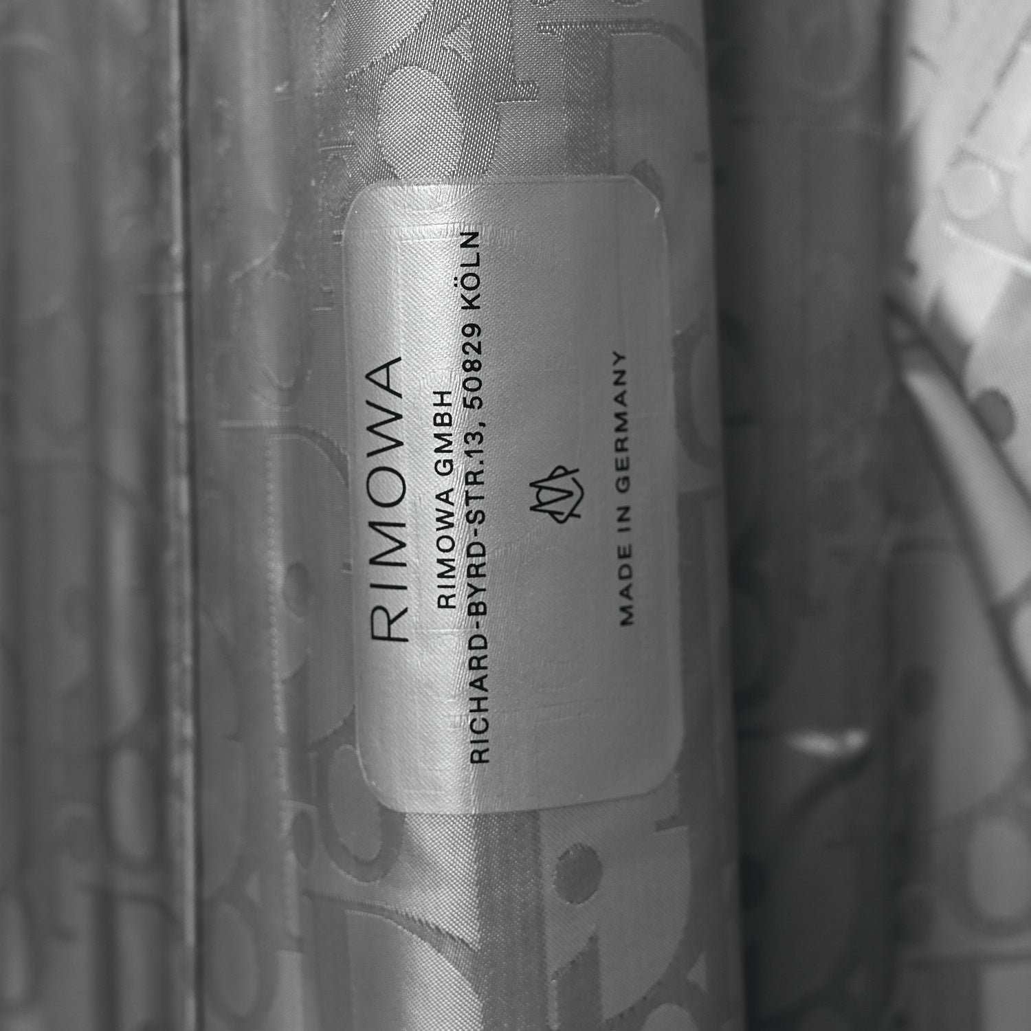Christian Dior X RIMOWA Aluminum Gradient Cabin Luggage Silver 5 of 11