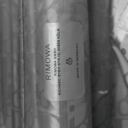 Christian Dior X RIMOWA Aluminum Gradient Cabin Luggage Silver 5 of 11